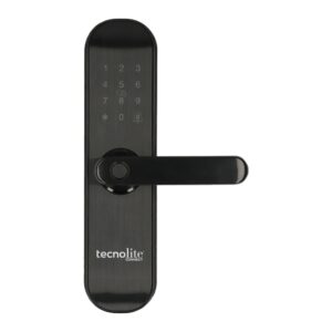 Cerradura Digital Inteligente WiFi con Timbre, 5 Métodos de Apertura, Apertura Ajustable, IP43, Compatible con App móvil