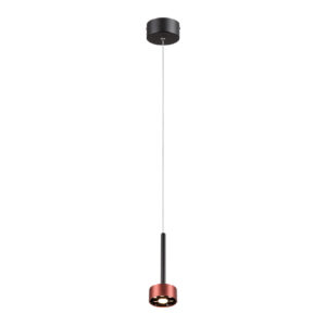 |LAMP-COLG. ZAVI I 9W, 100-277V, 490LM, 3000K NGRO/ROSE GOLD