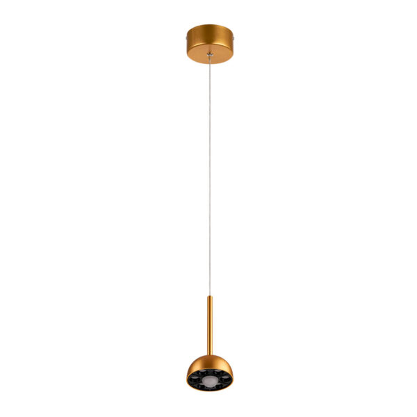 LAMP-COLG. ZAV II I 9W, 100-277V, 500LM, 3000K DRO/NGRO - Imagen 3