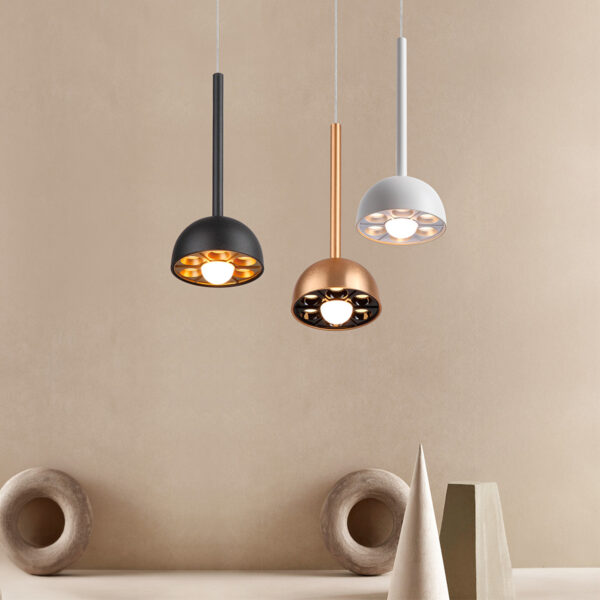 LAMP-COLG. ZAV II I 9W, 100-277V, 500LM, 3000K DRO/NGRO - Imagen 4