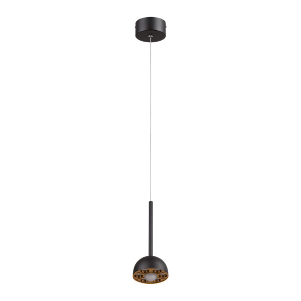 LAMP-COLG. ZAV II I 9W, 100-277V, 500LM, 3000K NGRO/DRO - Imagen 2