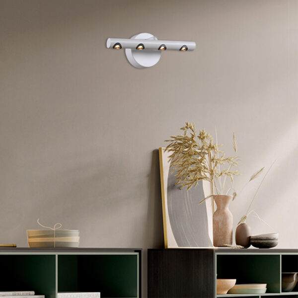 |LAMP.DE PARED LED ZUBENE I 9W, 100-277V, 340LM, 3000K BCO - Imagen 3
