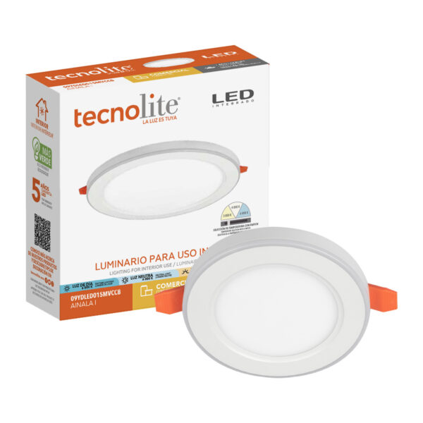 INT LED 6W/3W 100-240V 240LM 30/40/60K NGR - Imagen 3
