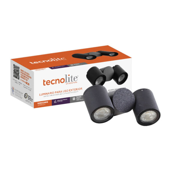 |LUMINARIO EXTERIOR LEBRELES I 100W máx, NGRO - Imagen 3