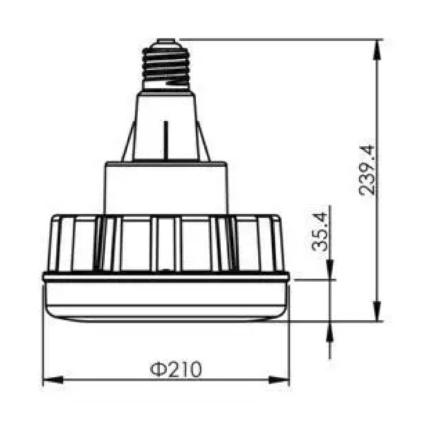 LAMPARA LED 100W 100-240V  6500K - Imagen 4