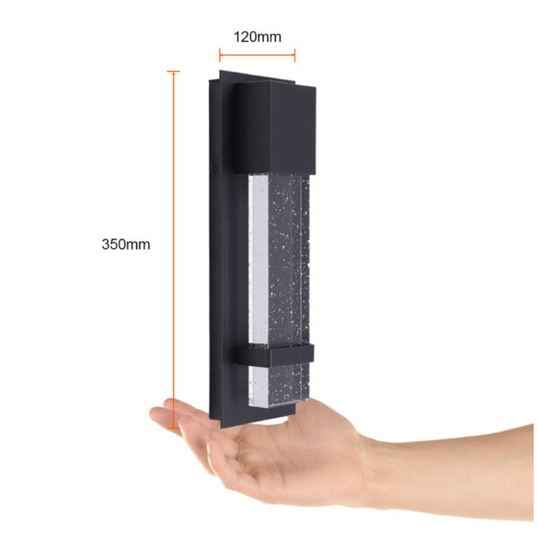 LUMINARIO DE EXTERIOR 10W 127 V ~ NEGRO - Imagen 4