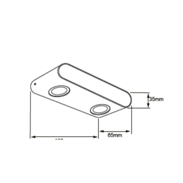 |LAMP-MURO. EXTERIOR ARIETIS 10W, 100-240V, 500LM, 3000K NGRO - Imagen 2