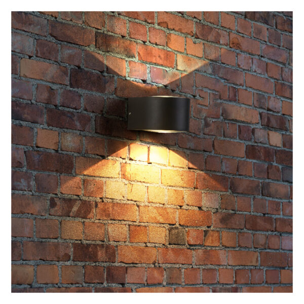 |LAMP-MURO. EXTERIOR CINCEL 10W, 100-240V, 900LM, 3000K NGRO - Imagen 3