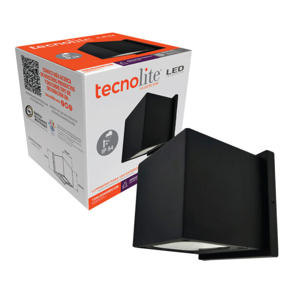 LUMINARIO EXTERIOR KEENYA I 10W, 100-240V, 700LM, 3000K NGRO - Imagen 3