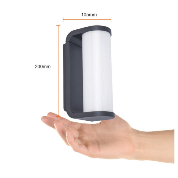LUMINARIO DE EXTERIOR SOBREPONER EN MURO IP44 - Imagen 4