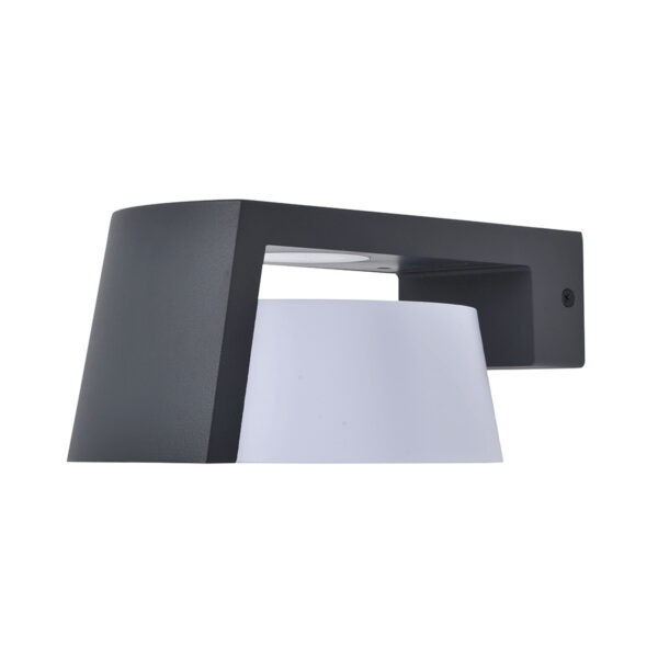 LAMP-MURO. EXTERIOR WAND 11W, 127V, 950LM, 58MM, IP44 GRIS OSC. - Imagen 2