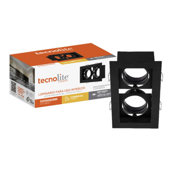 EMPOTRADO 120W 100-240V NEGRO - Imagen 2