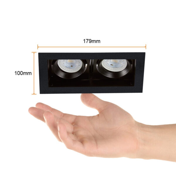 EMPOTRADO 120W 100-240V NEGRO - Imagen 4