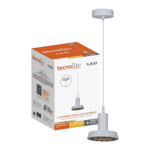 LAMP-COLG. 12W, 100-240V, 406LM, 30K BCO 1/2 - Imagen 3