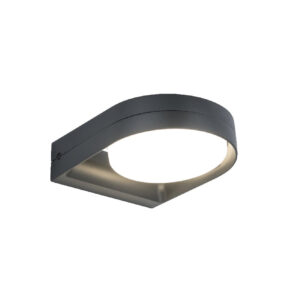 |LAMP-MURO. EXTERIOR GIDI 14W, 127V, 1100LM, IP54 GRIS OSC.