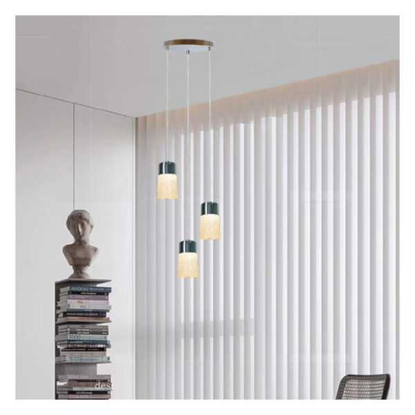 |LAMP-COLG. AXOLO III  15.5W, 100-240V, 850LM, 3000K CROMADO - Imagen 4
