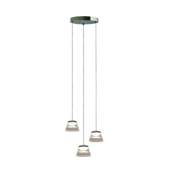 |LAMP-COLG. MAZALA III  15.5W, 100-240V, 1500LM, 3000K CROMADO