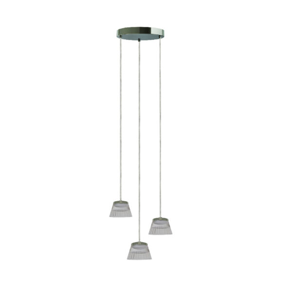 |LAMP-COLG. MAZALA III  15.5W, 100-240V, 1500LM, 3000K CROMADO - Imagen 3
