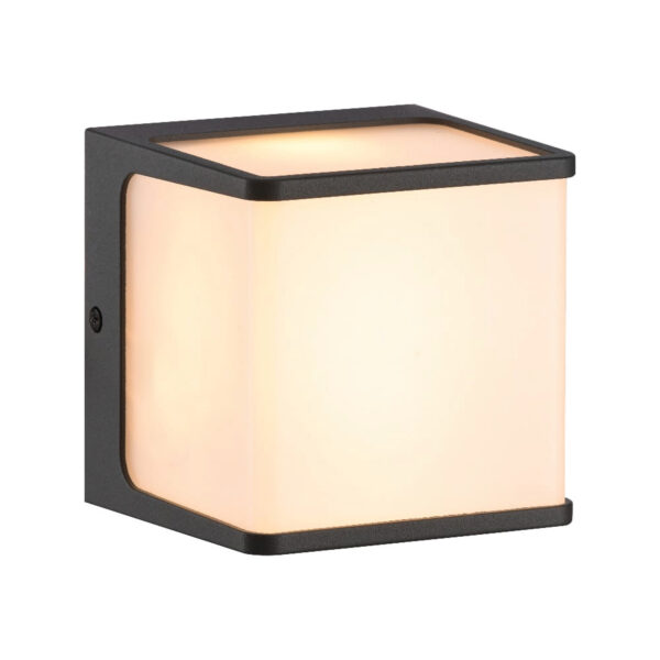 |LAMP-MURO. EXTERIOR, MURI II 15.5W, 127V, 1200LM, IP54 GRIS OSC.