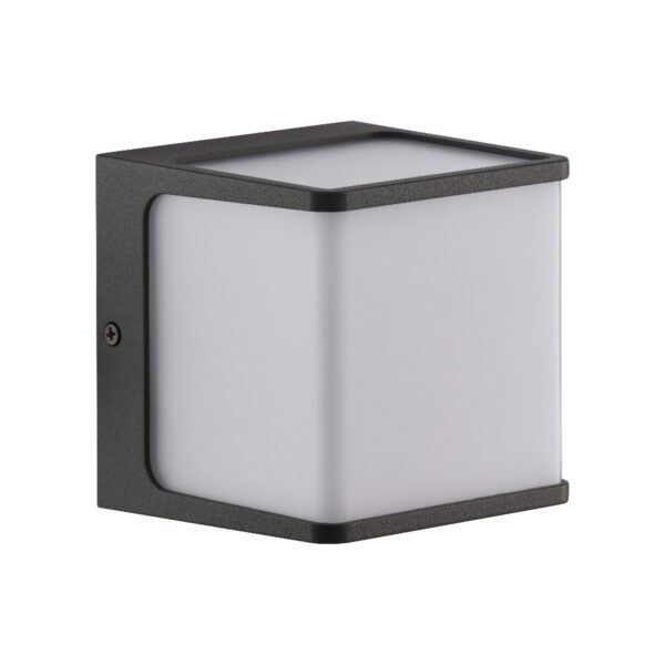|LAMP-MURO. EXTERIOR, MURI II 15.5W, 127V, 1200LM, IP54 GRIS OSC. - Imagen 2