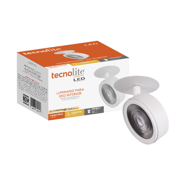 |LUMINARIA LED P/EMPOTRAR TECHO TUIREN II 15W, 100-240V, 1400LM, 3000K BCO - Imagen 2