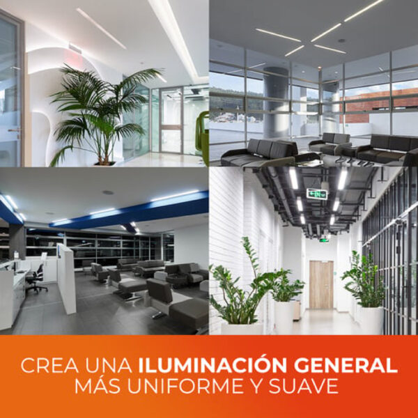LINEAL INT LED 18W 100-240V 1620LM 4000K B - Imagen 3