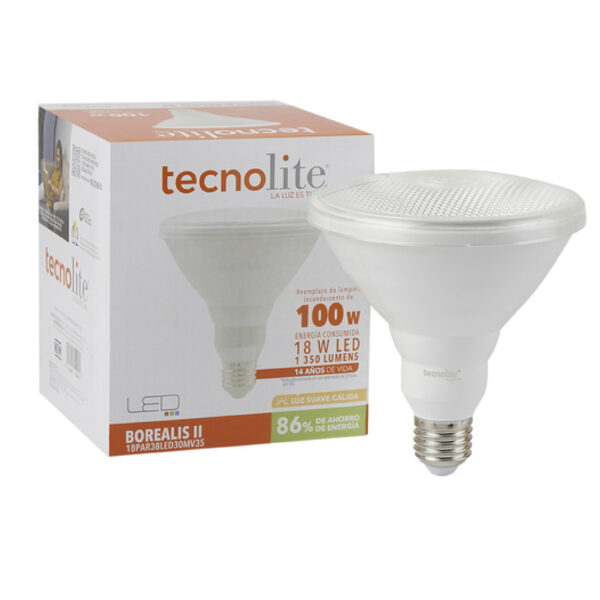 REFLECTOR LED 18W 100-227V 3000K EXTERIOR