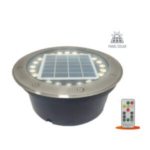 |LUMINARIA LED EXTERIOR P/EMPOTRAR PISO HAMAL 0.8W, 3.7VCD, 42-144LM, 3000K NGRO/SATÍN