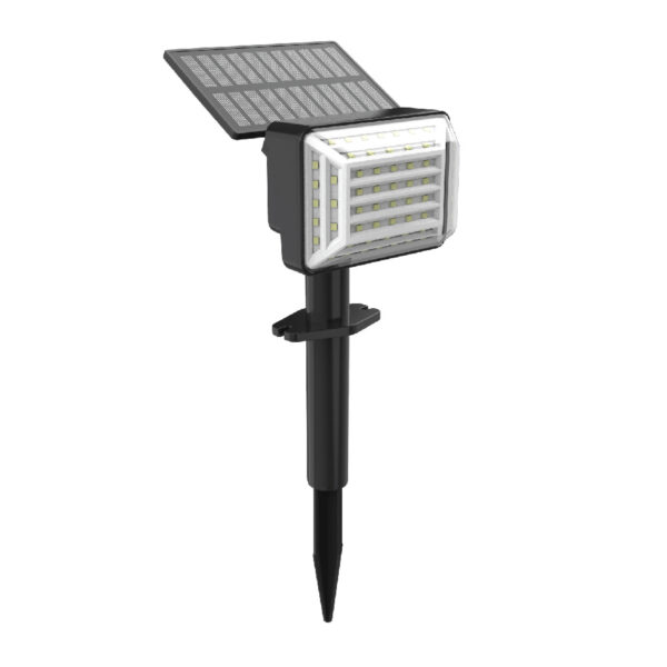 ESTACA LED SOLAR ZOLBENE I 1.3W, 3.7VCD, 145LM, 3000K NGRO - Imagen 2