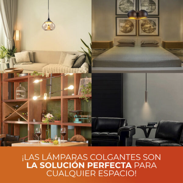 LUMINARIA SUSPENDIDA 120W 100-240V - Imagen 4