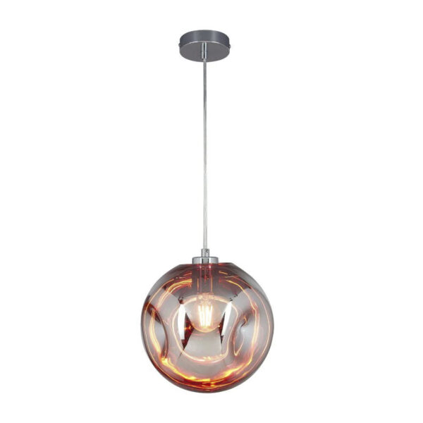 LUMINARIA COLGANTE 60W 100-240V CROMO
