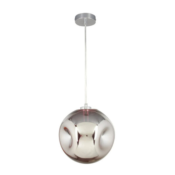 LUMINARIA COLGANTE 60W 100-240V CROMO - Imagen 2
