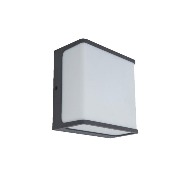 |LAMP-MURO. EXTERIOR, MURI I 20W, 127 V, 1500LM, IP54 GRIS OSC. - Imagen 2
