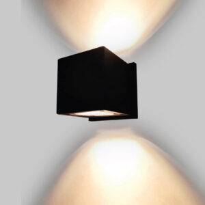 LAMP-MURO. EXTERIOR, KEENYA II 20W, 100-240, 1400LM, IP54 NGRO