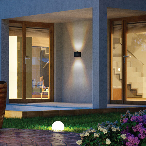 LAMP-MURO. EXTERIOR, KEENYA II 20W, 100-240, 1400LM, IP54 NGRO - Imagen 4