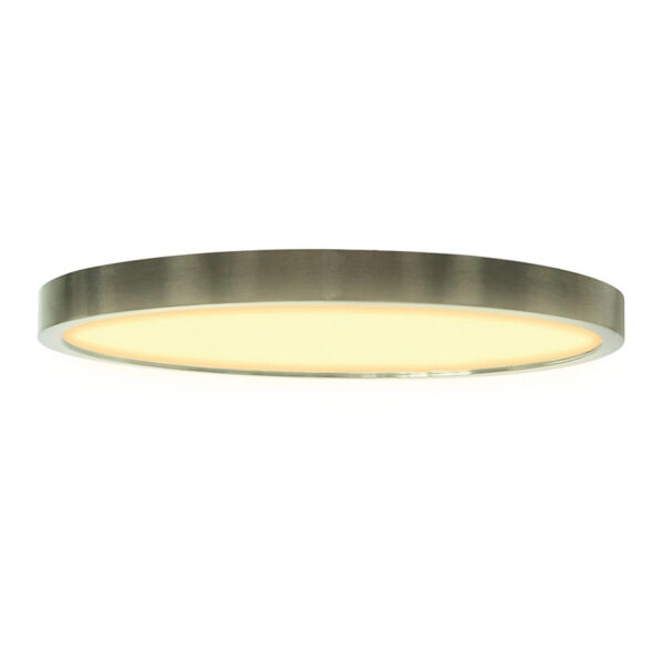 PLAFON-INTERIOR LED MARFIK 21W, 127V NIQUEL-SATINADO 1/2