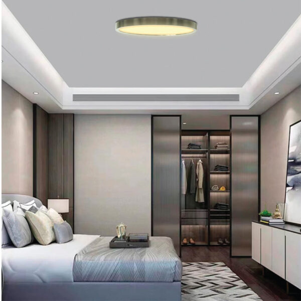 PLAFON-INTERIOR LED MARFIK 21W, 127V NIQUEL-SATINADO 1/2 - Imagen 3