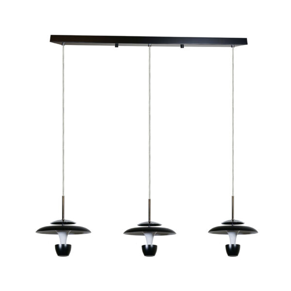|LAMP-COLG. MAHAS II 23W, 100-240V, 1200LM, 3000K NGRO - Imagen 3