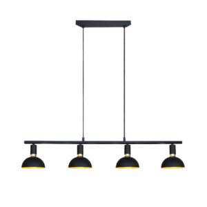 LAMP. COL ARNEB II 240W MÁX, 100-240V, E27X4 NGRO/DOR