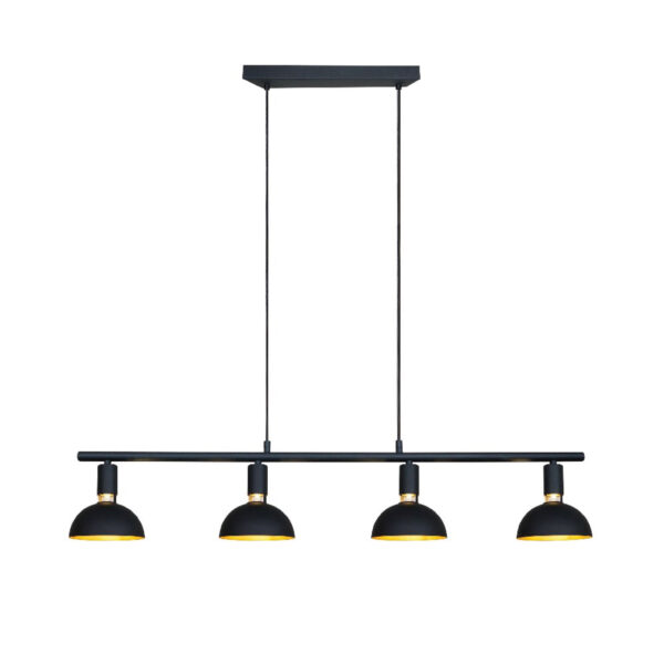 LAMP. COL ARNEB II 240W MÁX, 100-240V, E27X4 NGRO/DOR