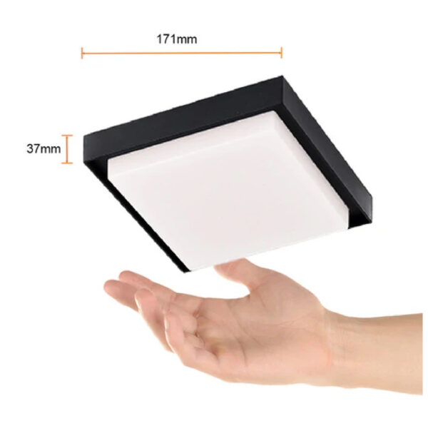 PLAFON LED 24W 127V 3000K NEGRO - Imagen 4