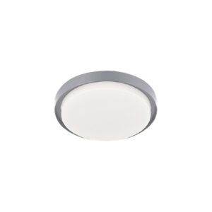 PLAFON LED IP 54 24W 127V 3000K GRIS