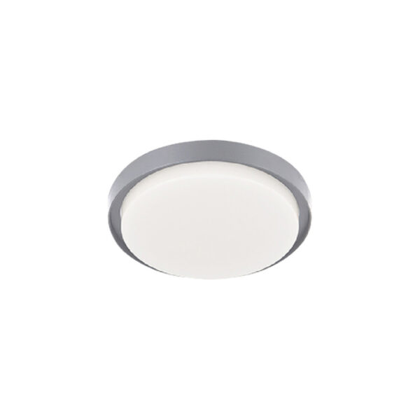 PLAFON LED IP 54 24W 127V 3000K GRIS