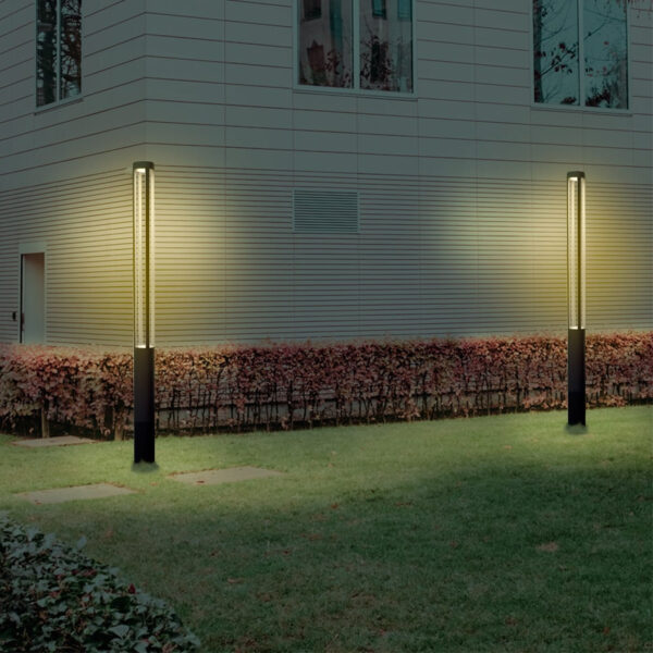 POSTE LED 25W 100-277V 3000K NEGRO - Imagen 3