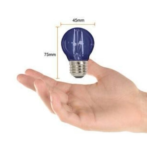 BOMBILLA G45 DE FILAMENTO LED- 127V- 2W - Imagen 4