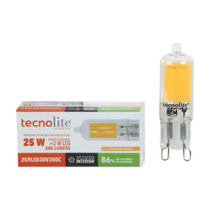 LAMPARA LED AMPOLLETA 2W 127V 3000K G9230LM