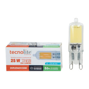 LAMPARA LED AMPOLLETA 2W 127V 6500K G9230LM