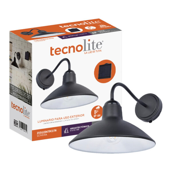 |LAMP-MURO. EXTERIOR SOLAR SONKRA 1.5W, 150LM, IP44, 3.7 VCD - Imagen 3