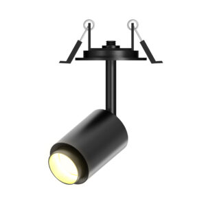 |LUMINARIA LED INTERIOR EMPOTRAR ÁNGULO APERTURA 15°/45° ZOOM  2W, 135LM, 3000K NGRO