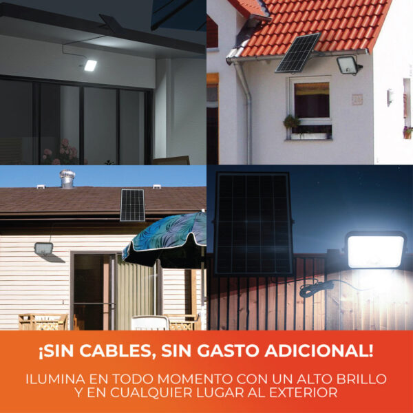 EXT LED 30W 4500LM 6500K NEGRO - Imagen 3